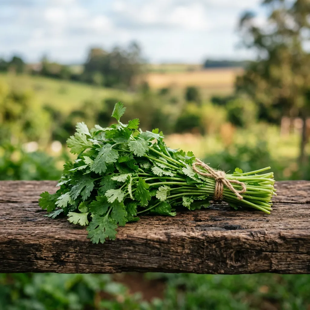 Cilantro por atado